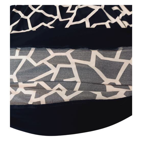 NEW ALFANI Dress PETITE Medium Stretchy Career Office Work Travel‎ Navy Blue - Picture 8 of 10